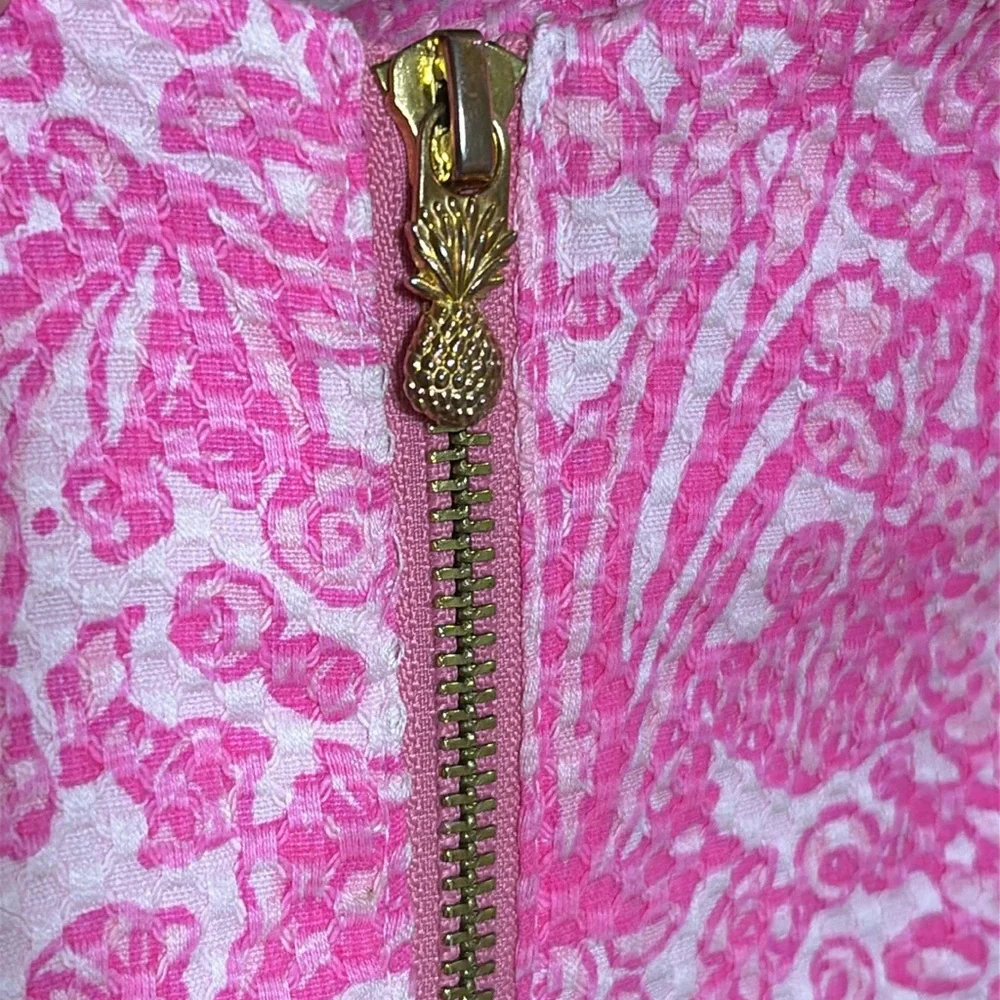 Lilly Pulitzer Pink See Ya Later Shift Dress Size 6 - Picture 5 of 9